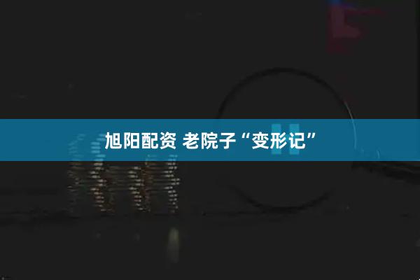 旭阳配资 老院子“变形记”