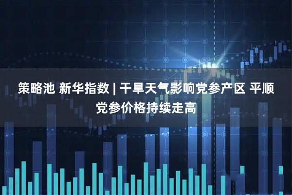 策略池 新华指数 | 干旱天气影响党参产区 平顺党参价格持续走高