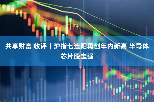 共享财富 收评｜沪指七连阳再创年内新高 半导体芯片股走强