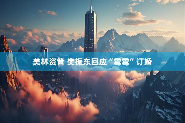 美林资管 樊振东回应“霉霉”订婚