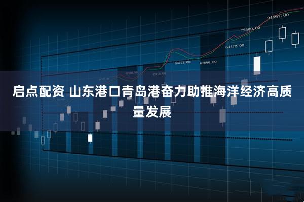 启点配资 山东港口青岛港奋力助推海洋经济高质量发展